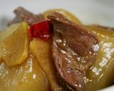 生姜たっぷり肉大根作り方28写真