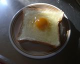 簡単♪めだまよトースト作り方5写真