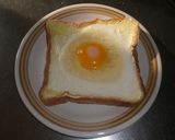 簡単♪めだまよトースト作り方6写真
