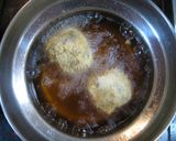 チーズとろ～り豚ひき肉と高菜の和コロッケ作り方5写真