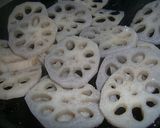 れんこんのカレー風味焼き作り方1写真