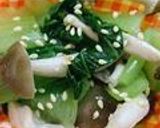 簡単φすぐ出来るφ青梗菜のナムルφ作り方5写真