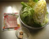 ～**春キャベツのコンソメスープ**～作り方1写真