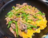 ふわふわ卵入り豚肉とピーマンの細切り炒め作り方9写真