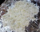 春菊とカリカリじゃこのニンニク醤油パスタ作り方2写真