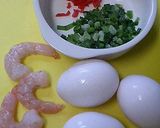 お酒のアテに☆エビだし巻き作り方1写真