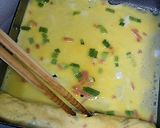 お酒のアテに☆エビだし巻き作り方6写真