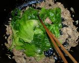 レタスと牛肉のオイスターソース炒め作り方5写真