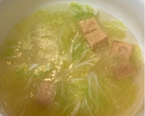 白菜と厚揚げのお味噌汁♪作り方2写真