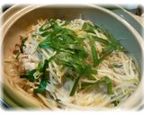 もやしとニラと豚バラの土鍋蒸し作り方5写真
