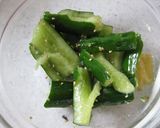 居酒屋風☆さっぱりきゅうり作り方2写真