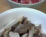 ＜豚薄切り肉の甘酢煮＞作り方1写真