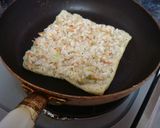 油あげで☆ご飯お好み焼き作り方2写真