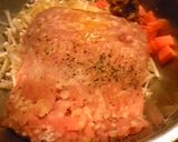 鶏ひき肉と野菜たっぷり♪きんちゃく煮作り方2写真