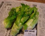博多蕾菜と豚肉の炒め物作り方1写真