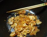 ☆温泉卵でとろ～り豚キムチパスタ☆作り方2写真