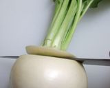 白身白蕪赤酢を添えて作り方3写真