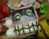 キャラ弁～ﾊﾞｲｷﾝﾏﾝ～作り方1写真