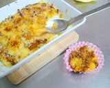 ミートソースで♪ポテトグラタン風作り方4写真