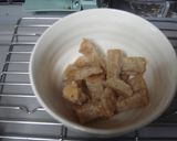 硬くなったパンでおつまみ作り方1写真