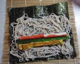 巻きずし風そば作り方2写真