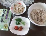 こんがり美味しい～鯛と梅のお茶漬け～作り方1写真