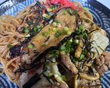 茄子の揚げびたし焼きそば作り方7写真