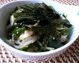 ささみとわかめの玉ねぎサラダ作り方4写真