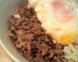 挽き肉を使って♪アレンジ丼作り方4写真