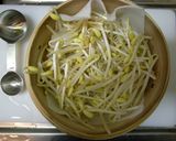 蒸籠蒸し鶏&モヤシ作り方4写真