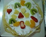 簡単✿クレープケーキ作り方8写真