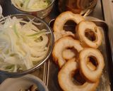マクロビすき焼き風　車麩の煮物！作り方1写真
