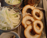 マクロビすき焼き風　車麩の煮物！作り方1写真