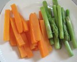 豚肉の野菜巻き巻きフライ★作り方1写真