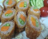 豚肉の野菜巻き巻きフライ★作り方3写真