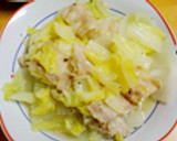 蒸し白菜＆蒸し豚の柴漬けソース作り方5写真