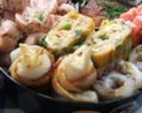 お弁当に♪ねぎじゃこ大葉の卵焼き作り方4写真