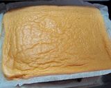 米粉 de ピンクの苺ロールケーキ・。☆作り方5写真