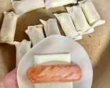 餃子の皮でパリパリおつまみ作り方1写真