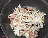 生クリーム使わないカルボナーラ作り方3写真
