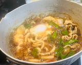 煮物と八丁味噌ペーストで味噌煮込みうどん作り方4写真