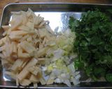 香菜と旬のたけのこの春巻き作り方1写真