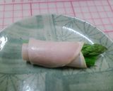 簡単！お弁当の彩りに♪ハム・アスパラ巻き作り方3写真