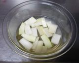 ウドのしゃきしゃきチーズ焼き作り方1写真