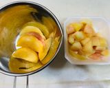 🍑桃と生ハムとリコッタチーズの冷製パスタ作り方7写真