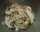 きのこと三つ葉の三倍酢和え作り方1写真
