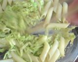 酒粕カレークリームとキャベツのパスタ作り方5写真