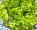 豚肉と葱のコチュジャン炒め☆わさび菜のせ作り方3写真