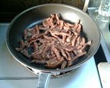青椒牛肉絲 (チンジャオニューロース)作り方1写真
