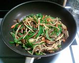 青椒牛肉絲 (チンジャオニューロース)作り方4写真